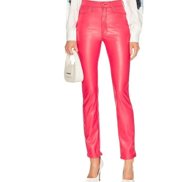 MOTHER Pants - NEW NWT MOTHER Faux Leather Dazzler Skimp I Size 28